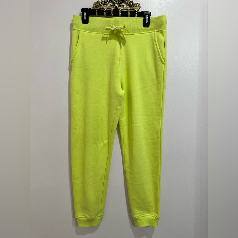 UGG Neon Yellow Jogger Sweatpants, Size Medium - new w/out tags!